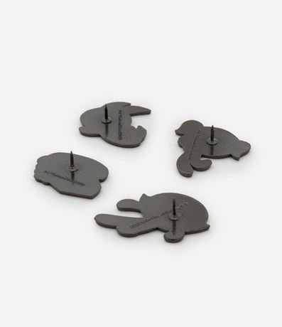 Kit 04 Pins de Metal de las Chicas Superpoderosas 2