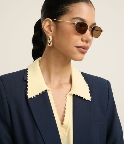 Blusa Polo en Punto con Mini Perlas 6