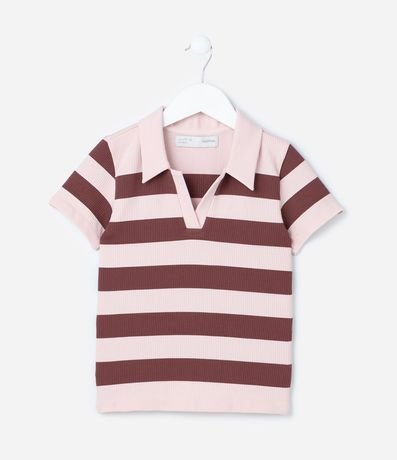 Camisa Infantil con Cuello Polo Seamless - Talle 5 a 14 años 1