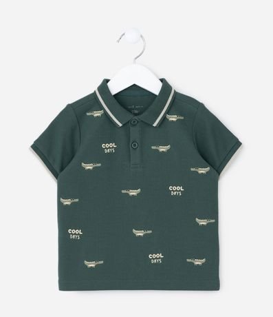 Conjunto Infantil en Piquet con Bordado Caimán - Talle 1 a 6 años 3