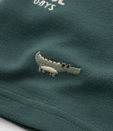 Conjunto Infantil en Piquet con Bordado Caimán - Talle 1 a 6 años 5