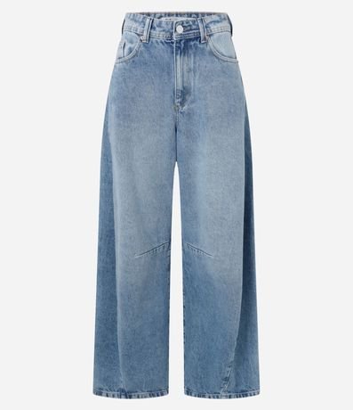 Pantalón Barrel en Jeans Marmorizado 5