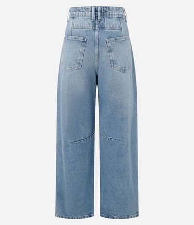 Pantalón Barrel en Jeans Marmorizado 6