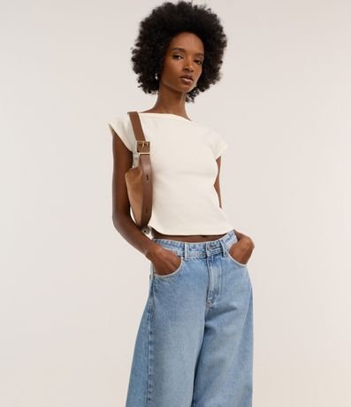 Pantalón Barrel en Jeans Marmorizado 2