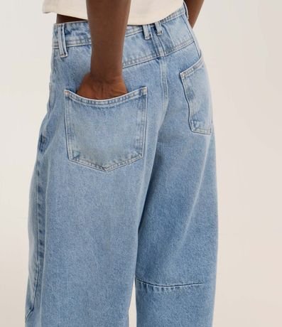 Pantalón Barrel en Jeans Marmorizado 4