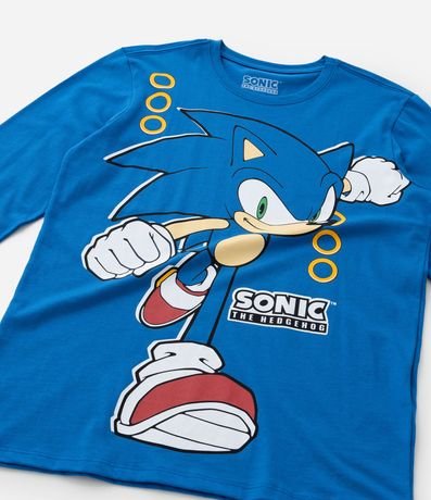 Remera Comfort Infantil con Estampa Sonic- Talle 5 a 14 años 4