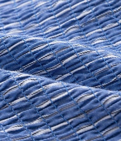 Blusa Infantil en Tricolina con Estampa Hilo Teñido - Talle 5 a 14 años 5