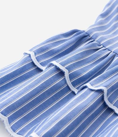 Blusa Infantil en Tricolina con Estampa Hilo Teñido - Talle 5 a 14 años 6