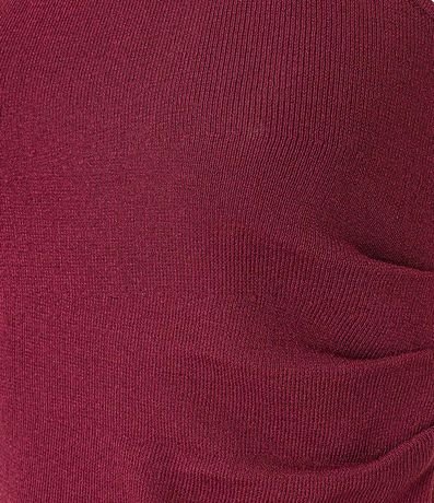 Blusa Hombro Único en Punto con Fruncidos en el Bretel Ancho 6