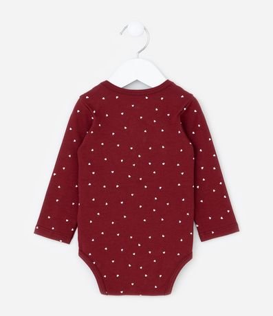 Body Infantil con Estampa de Mini Corazones - Talle 0 a 18 meses 2
