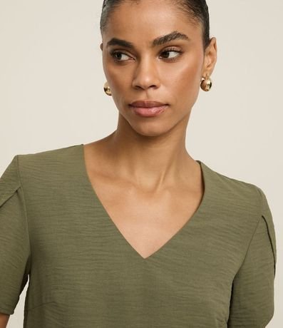 Blusa con Manga Tulipán y Efecto Airflow 4