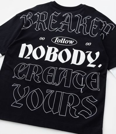 Remera Infantil con Estampa Lettering Frente y Espalda - Talle 5 a 14 Años 6