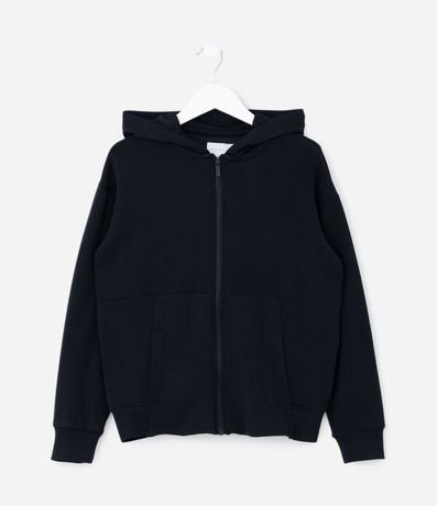 Campera Infantil en Modal con Capucha - Talle 5 a 14 años