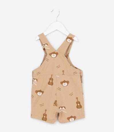 Peto Infantil en Sarga con Estampa De Bichos - Talle RN A 18 Meses 2