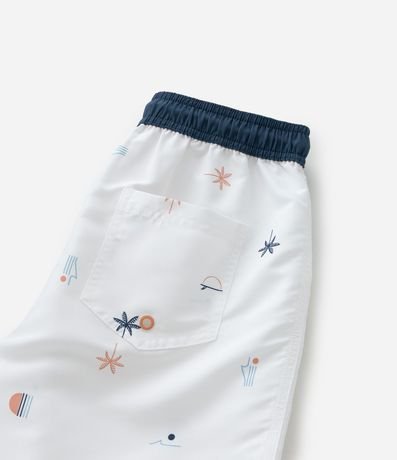 Bermuda Infantil con Estampa de Mini Ícones - Talle 5 a 14 años 4