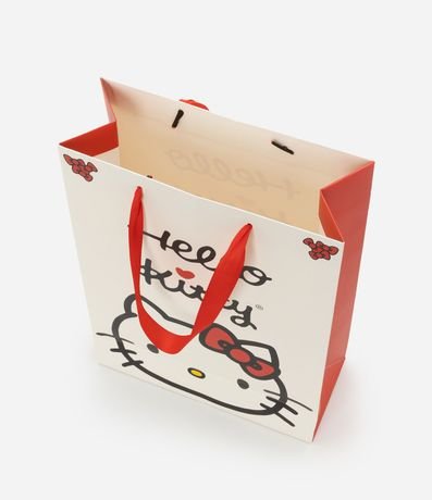 Bolsa de Regalo Pequeña con Estampa Hello Kitty con Tarjeta y Sobre 3