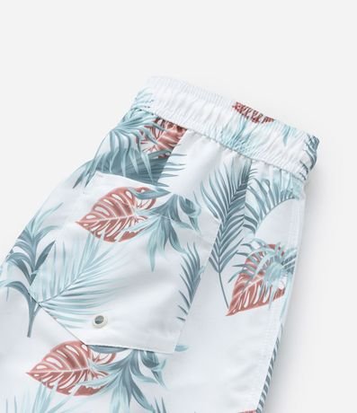 Bermuda Infantil con Estampa de Follaje - Talle 5 a 14 años 4