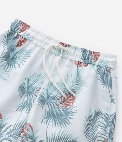 Bermuda Infantil con Estampa de Follaje - Talle 5 a 14 años 5