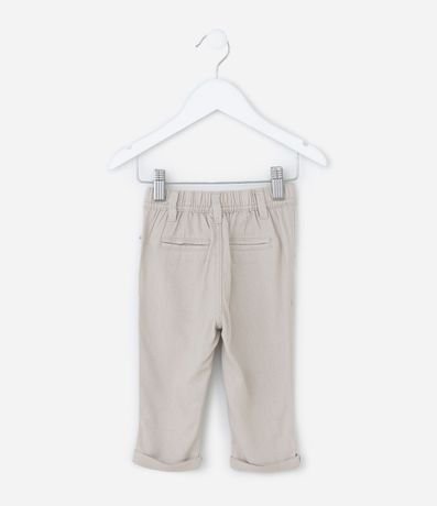 Pantalón Infantil en Cambraia con Bolsillo Cuchillo - Talle 0 a 18 Meses 3