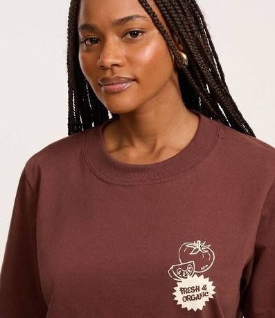 Remera T-shirt en Algodón con Estampa Market 4