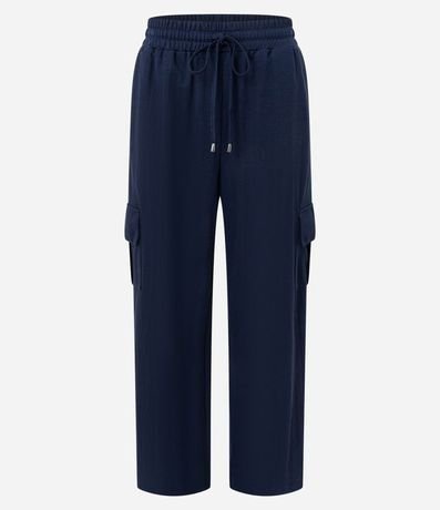 Pantalón Ligero en Malla Orly con Bolsillos Laterales 5