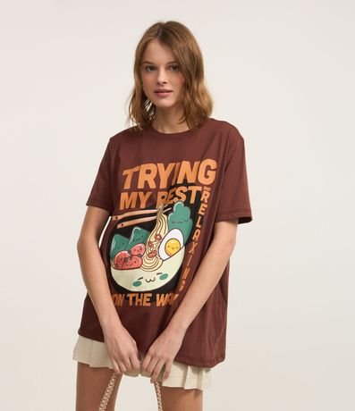 Remera en Algodón con Estampa Lámen 1