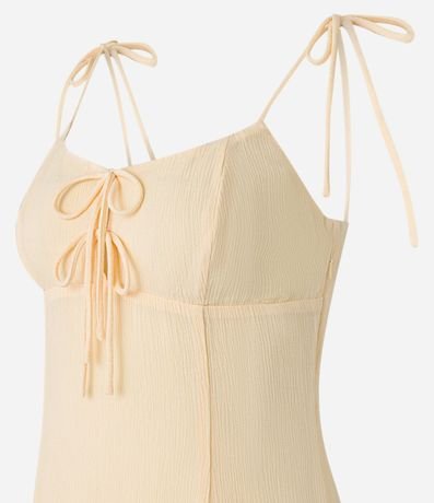 Vestido Corto en Creppe con Lazo en los Breteles 8