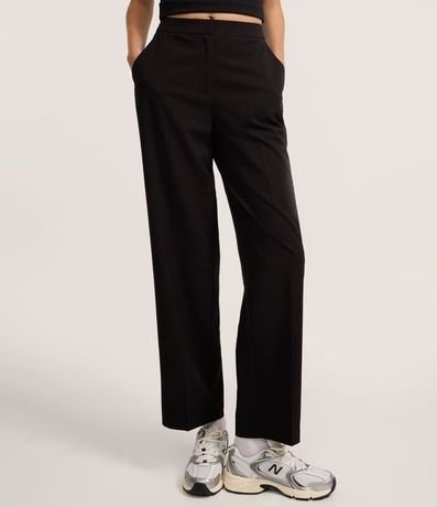 Pantalón Recto en Sastrería con Bolsillo Cuchillo 3