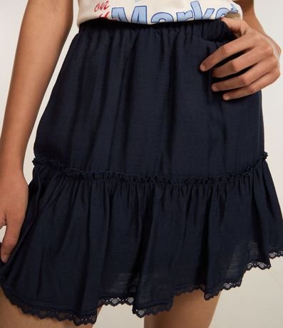 Pollera Godê en Viscosa con Volado 4