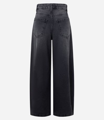 Pantalón Barrel en Jeans con Pences 2