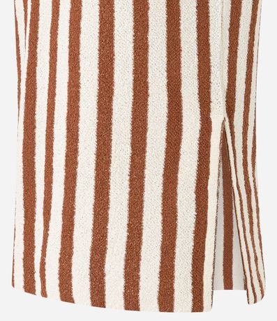 Blusa en Punto con Cuello Redondo y Rayas 12