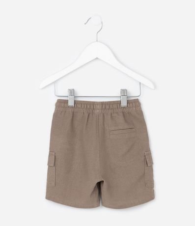 Bermuda Infantil en Viscolino con Bolsillo Cargo - Talle 1 a 6 años 2
