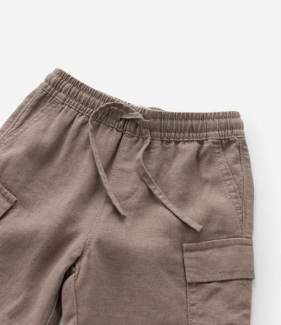 Bermuda Infantil en Viscolino con Bolsillo Cargo - Talle 1 a 6 años 5
