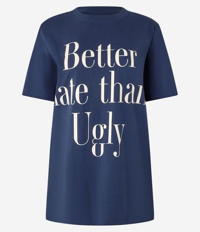 Remera T-shirt en Algodón con Estampa Better Late Than Ugly 4