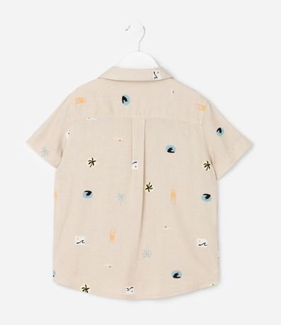 Camisa Infantil con Estampa Mini Ícones - Talle 5 a 14 años 2