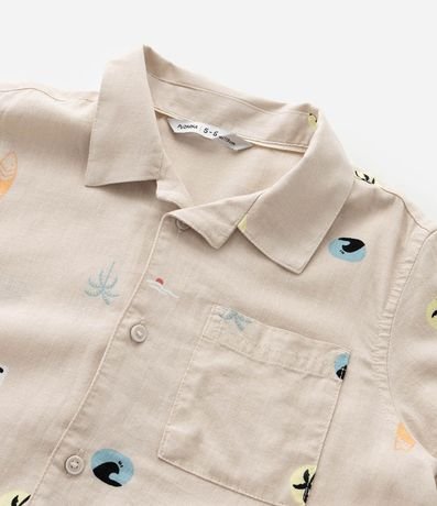 Camisa Infantil con Estampa Mini Ícones - Talle 5 a 14 años 5