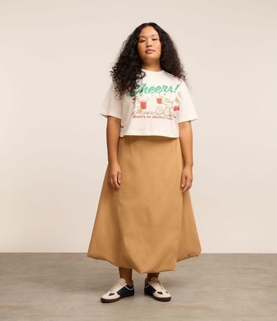 Remera Boxy con Estampa de Snoopy Curve & Plus Size 2