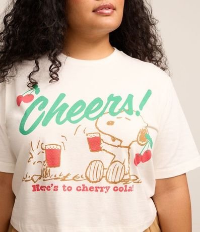 Remera Boxy con Estampa de Snoopy Curve & Plus Size 3