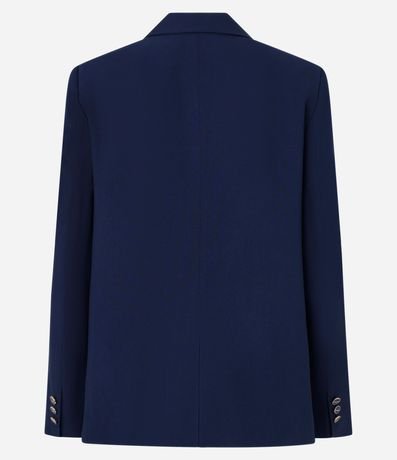 Blazer Comfort Sastre con Botón Diferenciado y Solapas 4