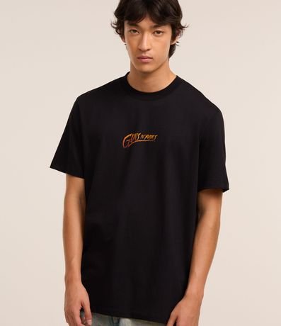 Remera Comfort en Algodón Guns N' Roses Calavera Skater