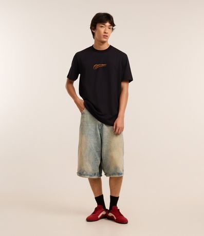 Remera Comfort en Algodón Guns N' Roses Calavera Skater 2