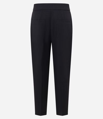 Pantalón Carrot Cintura Alta con Botón de Metal Martillado 6