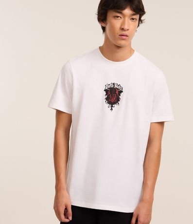 Remera Regular en Algodón con Estampa Star Wars Dark Side