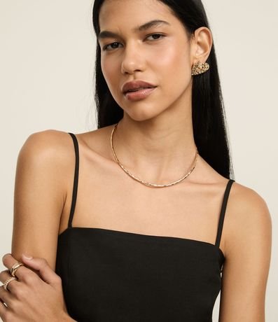 Blusa Peplum Sastrería en Twill con Asas 4