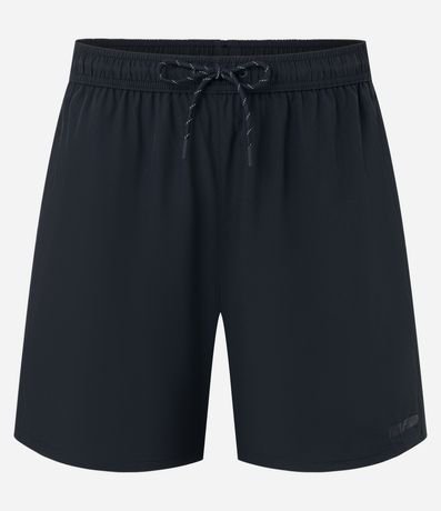 Bermuda Deportiva con Cordón Contrastante y Bolsillo 6