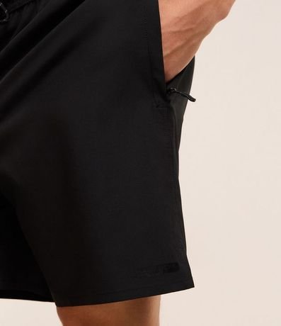 Bermuda Deportiva con Cordón Contrastante y Bolsillo 3