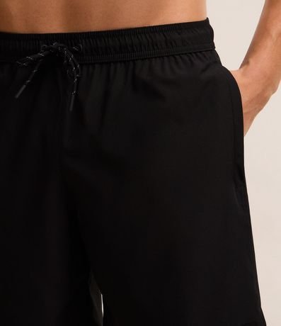 Bermuda Deportiva con Cordón Contrastante y Bolsillo 5