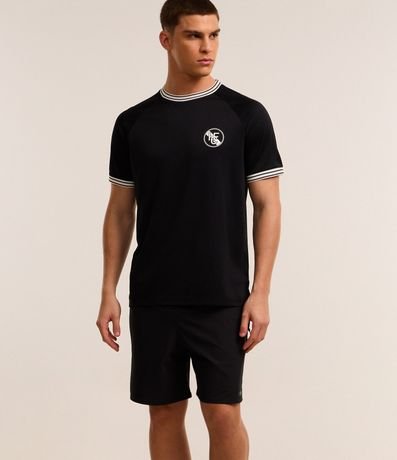 Bermuda Deportiva con Cordón Contrastante y Bolsillo 7