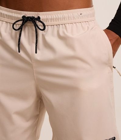 Bermuda Deportiva con Cordón Contrastante y Bolsillo 4