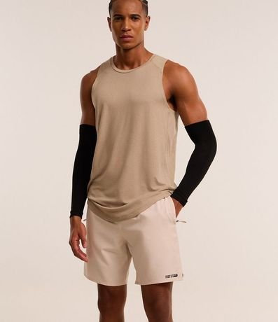 Bermuda Deportiva con Cordón Contrastante y Bolsillo 5